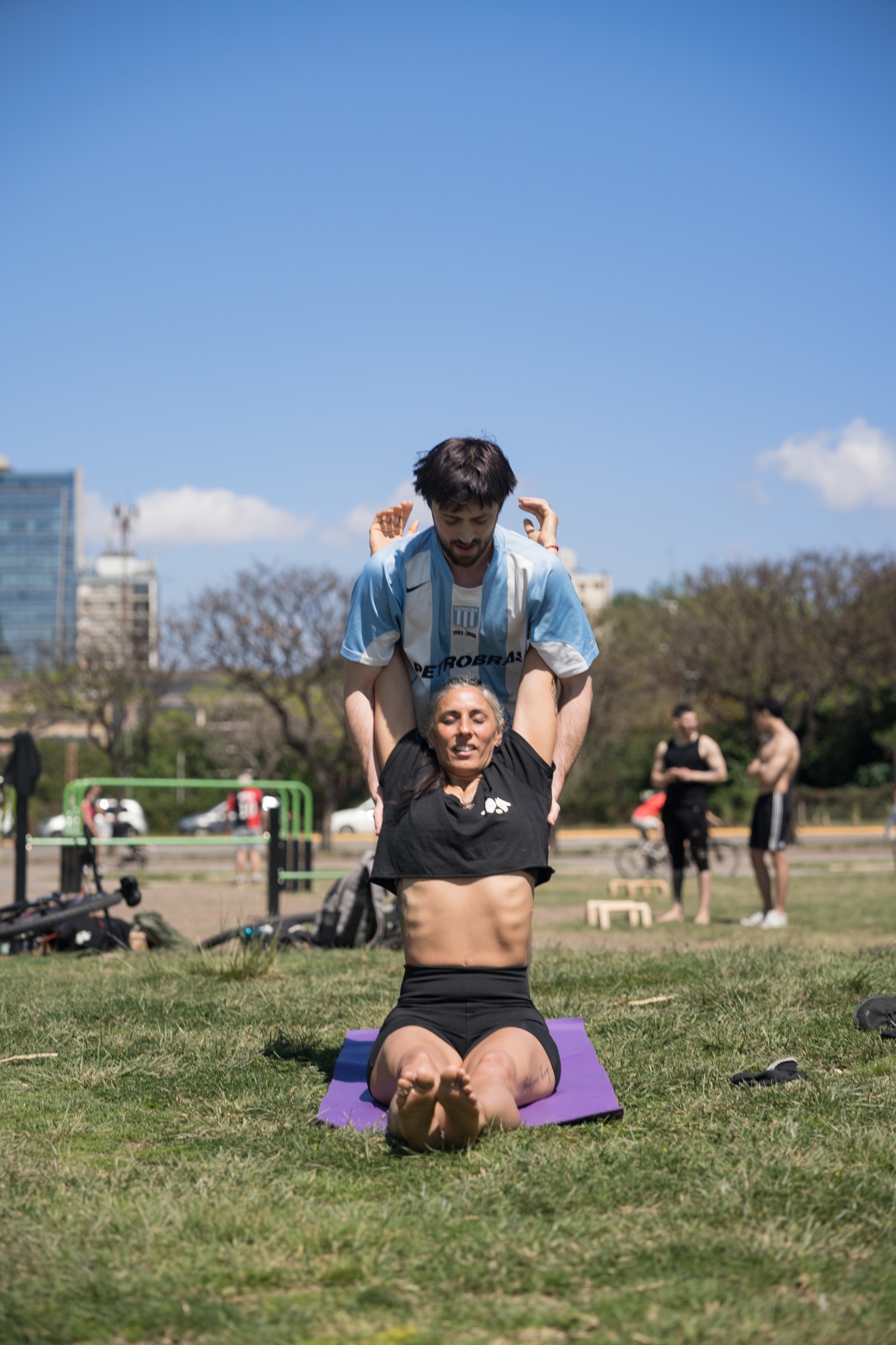 Flexibilidad - Ejercicio asistido en pareja